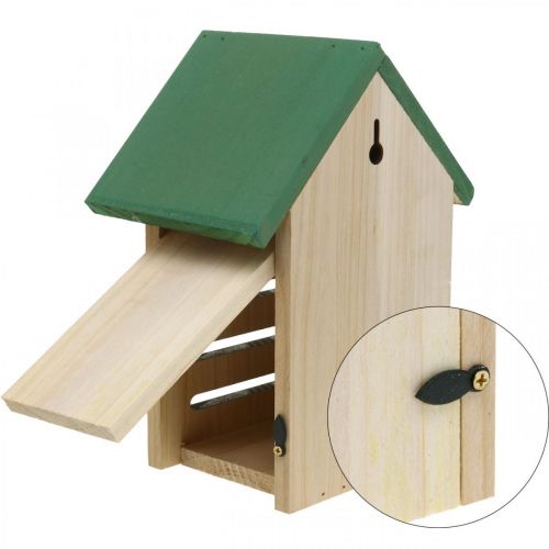 Floristik24 Insektenhotel Holz, Insektenhaus Garten Marienkäfer H21,5cm