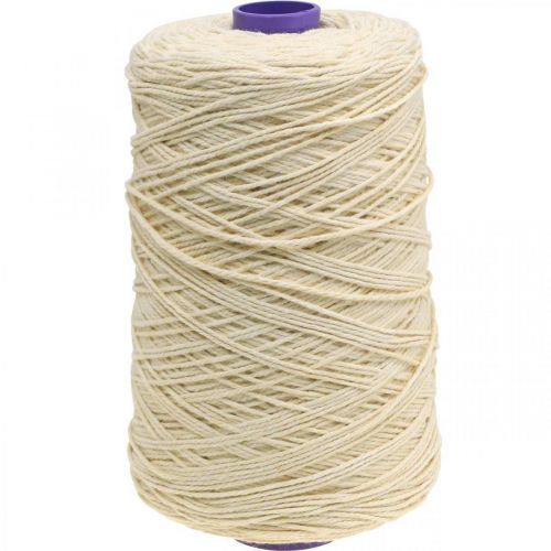 Floristik24 Jute Schnur Jutegarn Jutekordel Gebleicht ca. 1,5kg