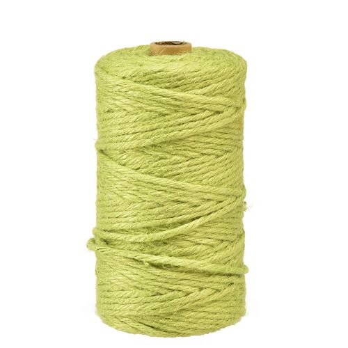 Juteband Jutekordel Band Dekoband Jute Grün Ø4mm 100m