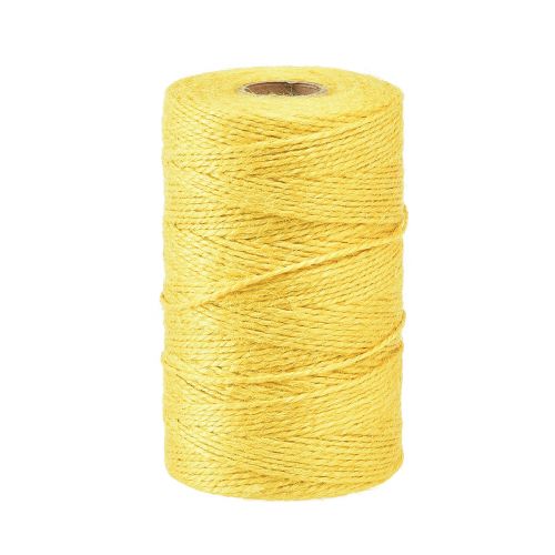 Juteband Jutekordel Band Jute Dekoband Gelb Ø2mm 200m