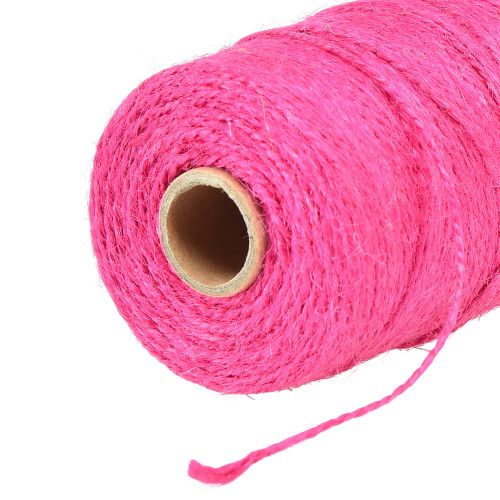 Artikel Juteband Jutekordel Band Jute Fuchsia Ø2mm 200m