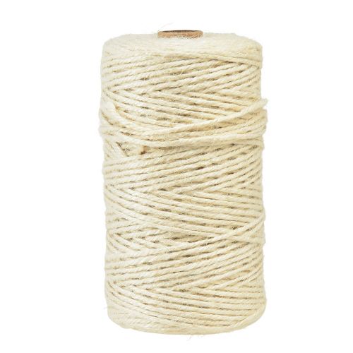 Floristik24 Juteband Jutekordel Dekoband Jute Creme Ø3mm 200m