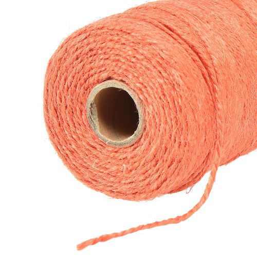 Artikel Juteband Jutekordel Jute Band Orange Ø2mm 200m