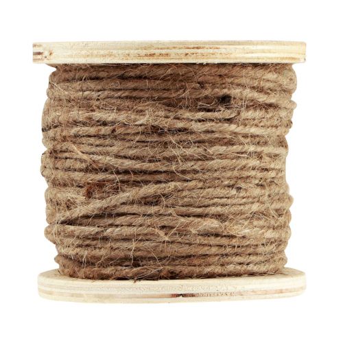 Artikel Jutekordel Juteband auf Holzspule Jute Deko Natur 130g