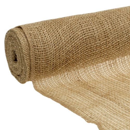 Floristik24 Jutestoff Tischband 50cm x 910cm Natur