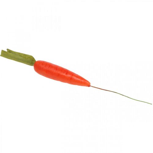 Artikel Deko-Karotten, Osterdeko, Möhren am Draht, künstliches Gemüse Orange, Grün H11cm 36 St