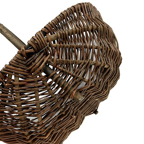 Floristik24 Kartoffelkorb 32cm mit Folie natur