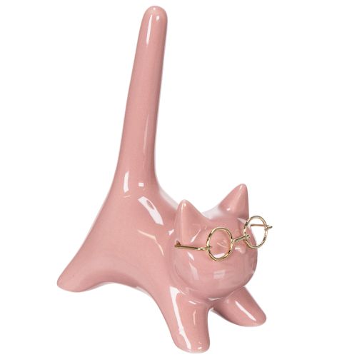 Floristik24 Katze Deko Figur Idealer Schmuck für Schlafzimmer und Badezimmer 14cm 2St