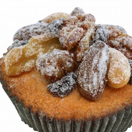 Floristik24 Muffins mit Nüssen künstlich 7cm 3St