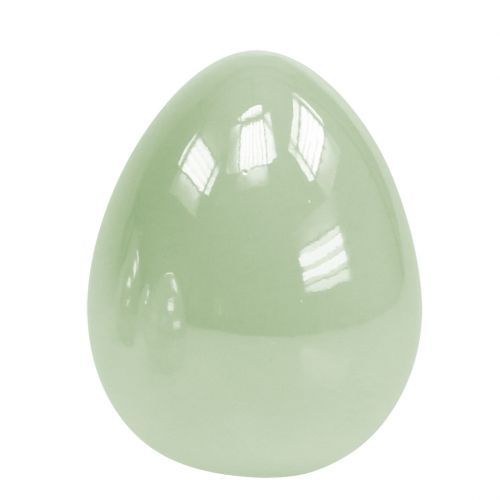Keramik-Ei stehend Pastellgrün 8,5cm 4St