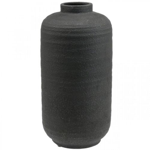 Floristik24 Keramik Vase Schwarz Deko Vasen Groß Ø18,5cm H40cm