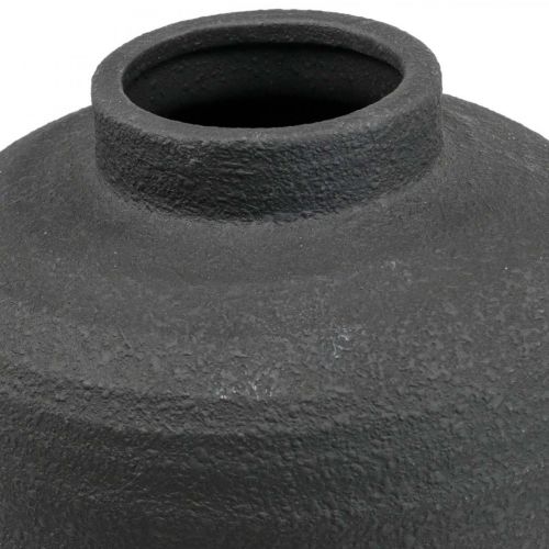 Artikel Keramik Vase Schwarz Deko Vasen Groß Ø18,5cm H40cm