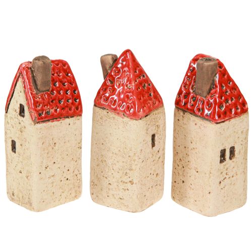 Artikel Keramikhäuschen Kleine Deko Häuser Herbstdeko H8cm 6 St