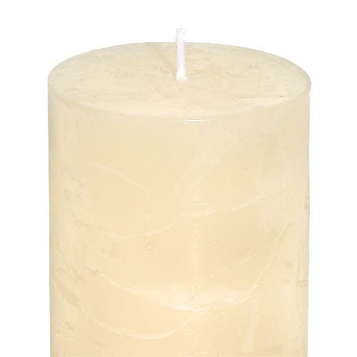 Floristik24 Kerze Creme 60mm x 100mm 8St