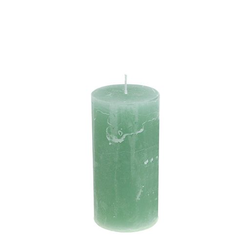 Floristik24 Kerze Weihnachten Jade 50mm x 100mm 12St