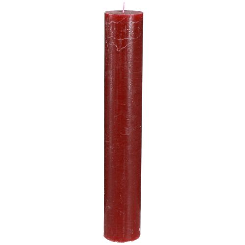 Kerzen Durchgefärbt Stabkerzen Dunkelrot 50×300mm 4 St