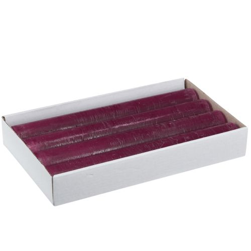 Artikel Kerzen Durchgefärbt in Berry Stabkerzen 34x240mm 4 St