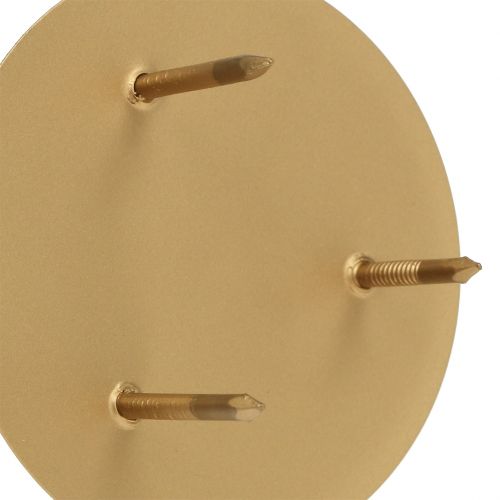 Floristik24 Kerzenhalter Ø5cm Gold matt 4St