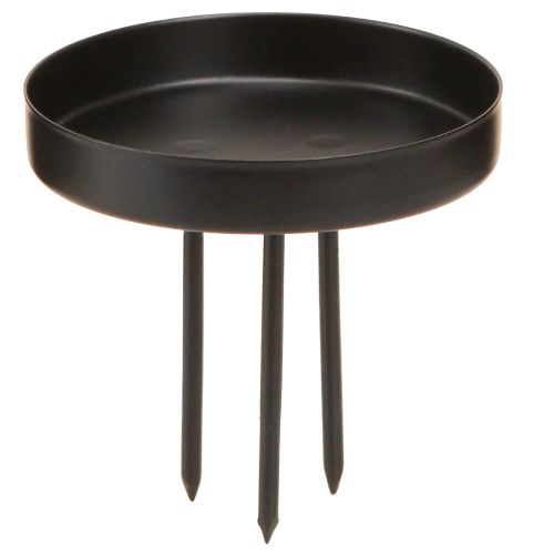 Kerzenhalter Adventskranz Metall Schwarz matt Ø8cm 4 St