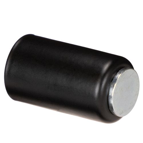 Magnetische Kerzenhalter rund mattschwarz für Stabkerzen 25 mm, 4 Stück | Floristik24.at