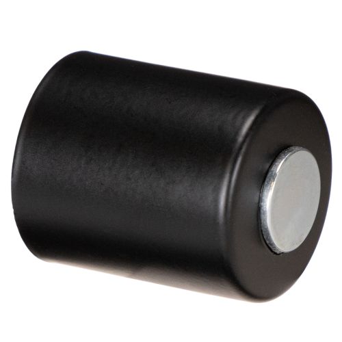 Stabkerzenhalter mit Magnet, Metall, 4 cm, Matt Schwarz, 4er-Set | Floristik24.at
