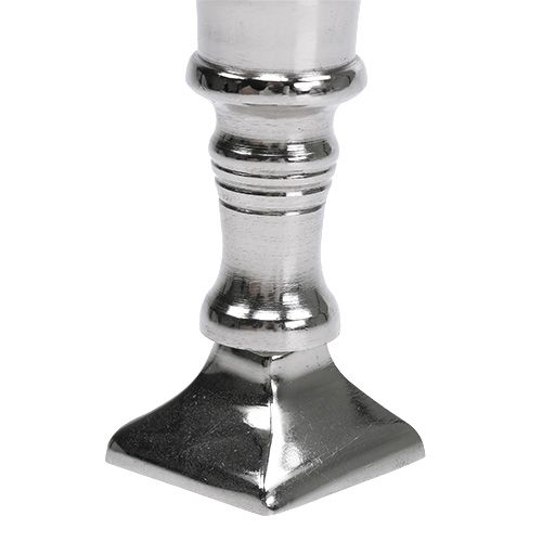 Floristik24 Kerzenhalter Silber Ø1,1cm H7cm 1St
