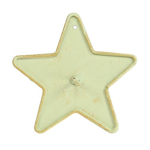 Floristik24 Kerzenhalter Stern zum Stecken 9cm Creme