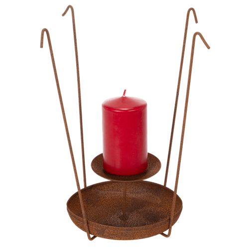 Artikel Kerzenhalter Weihnachten Edelrost Deko H40/50cm 2er-Set
