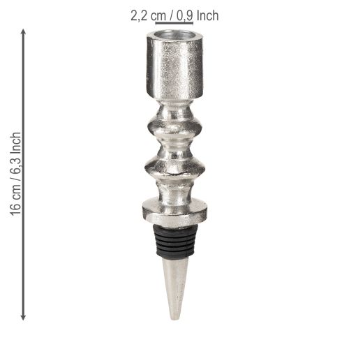 Artikel Kerzenhalter für Flaschen Flaschenkerzenhalter Silber 15cm