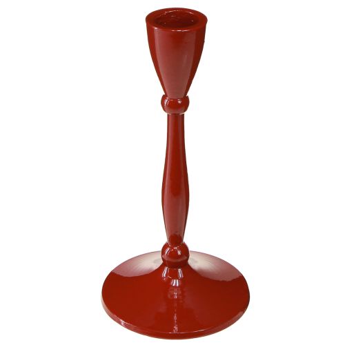 Kerzenhalter für Stabkerzen Stabkerzenhalter Rot H17cm