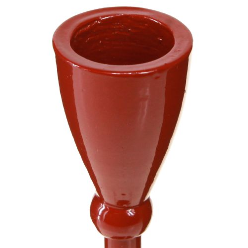 Artikel Kerzenhalter für Stabkerzen Stabkerzenhalter Rot H17cm