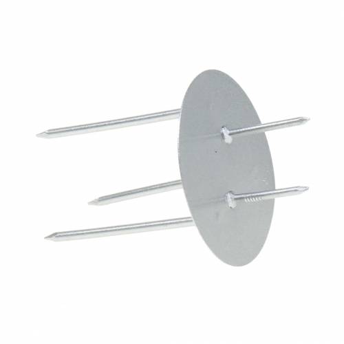 Kerzenhalter zum Stecken Silber Ø4,5cm 12St
