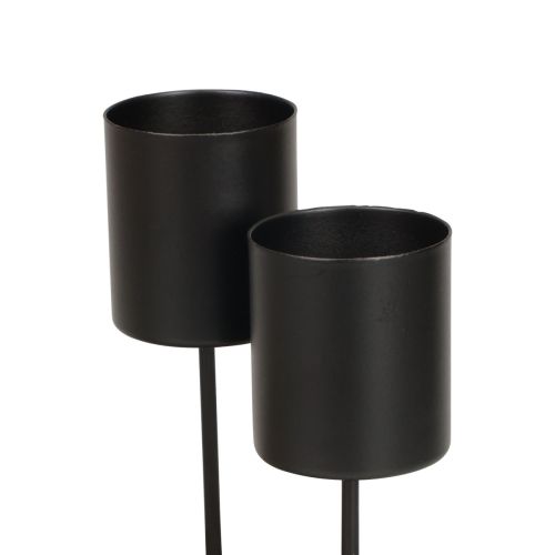 Artikel Kerzenhalter zum Stecken Kerzenhalter Schwarz Ø3,5cm 4St