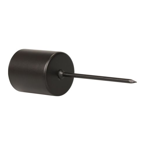 Floristik24 Kerzenhalter zum Stecken Kerzenhalter Schwarz Ø3,5cm 4St