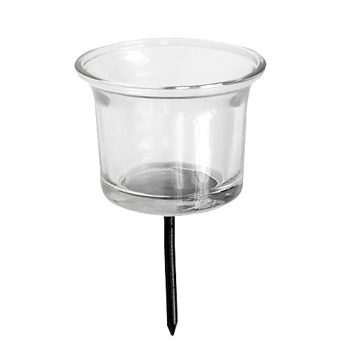 Artikel Kerzenhalter für Teelicht Ø6cm H10cm Glas klar