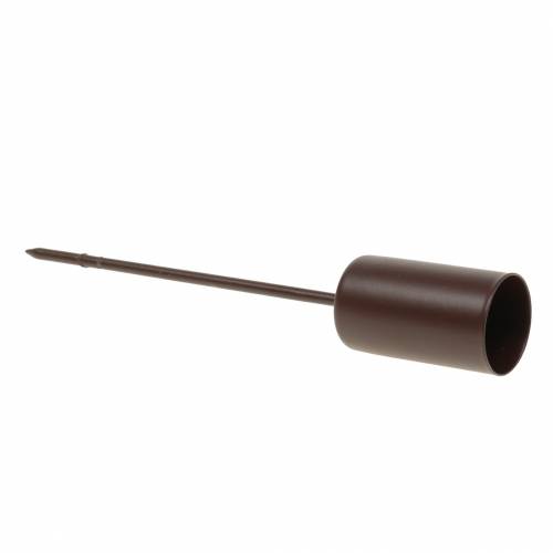 Artikel Kerzenhalter für Stabkerzen Braun Ø2,3cm H14cm 4 St