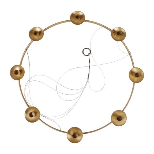 Artikel Kerzenleuchter hängend Hängeleuchter Gold Ø34cm H45cm