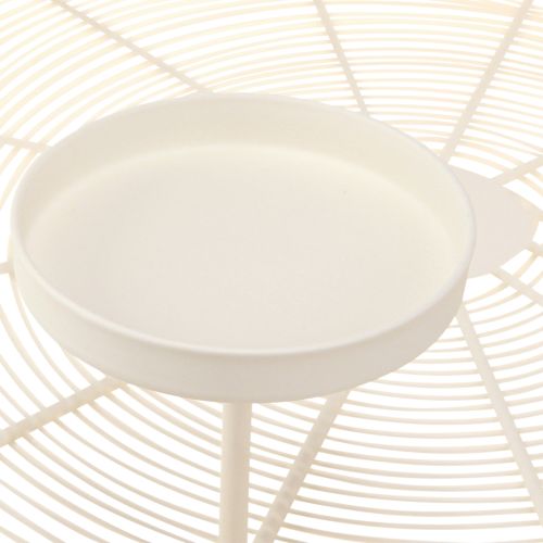 Artikel Kerzenschale Kerzenhalter 4 Stumpenkerzen Creme Ø45cm