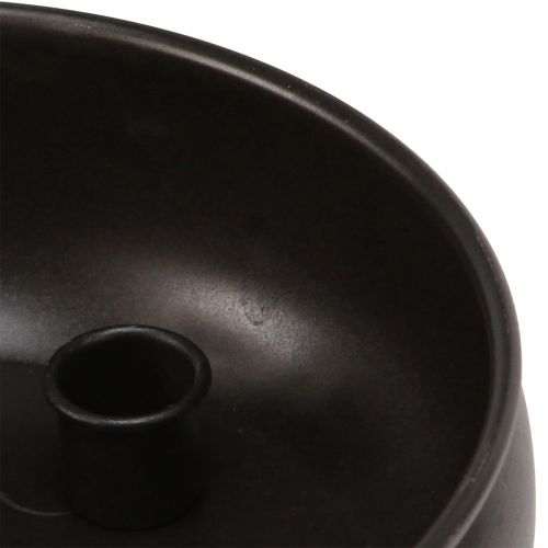 Artikel Kerzenschale Schwarz Stabkerzenhalter mit Magneten Ø20cm