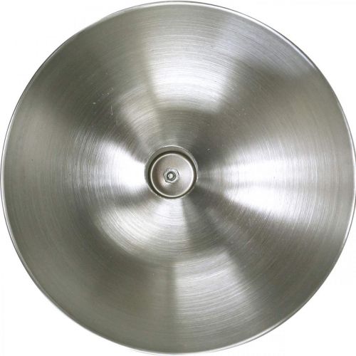 Artikel Kerzenständer Silber Stabkerzenhalter Metall Ø15 H7,5cm
