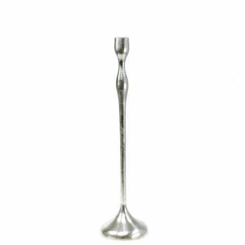 Floristik24 Kerzenständer Antik Silber H31cm