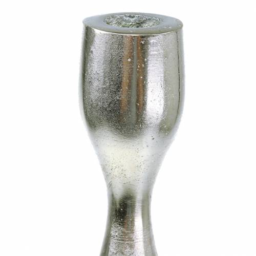 Artikel Kerzenständer Antik Silber H31cm