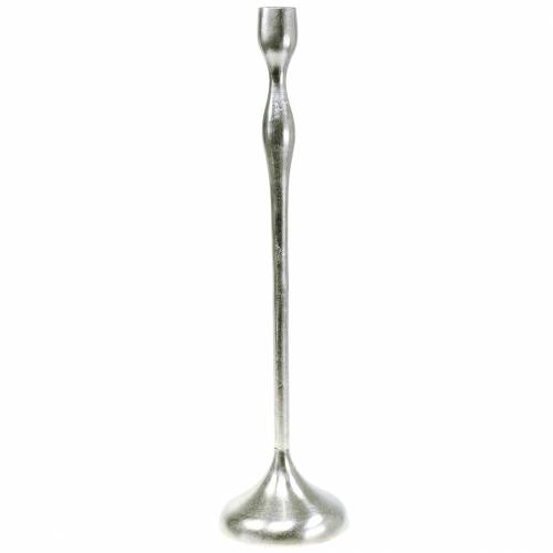 Floristik24 Kerzenständer Antik Silber H61cm