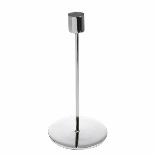 Floristik24 Kerzenständer Ø5cm H11cm Silbern 4St