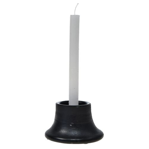 Artikel Kerzenständer Schwarz Kerzenhalter Keramik Ø12,5cm H7cm