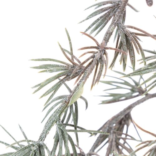 Künstlicher Kiefernzweig mit Zapfen 80cm Grün | Floristik24.at