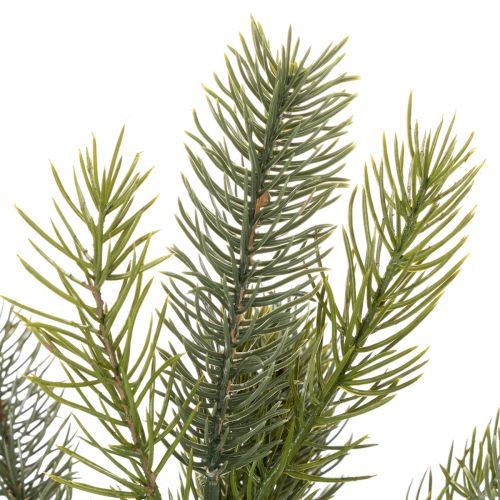Künstlicher Tannenzweig mit Zapfen 41 cm Grün | Floristik24.at