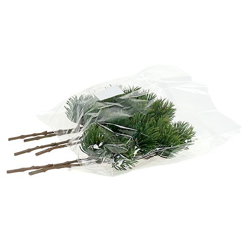 Floristik24 Kiefernzweig künstlich grün H30cm 6St