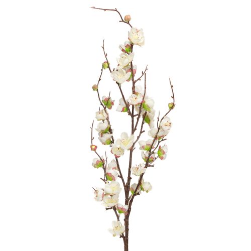 Floristik24 Kirschblüten Deko Zweig Kunstzweig Weiße Blüten 96cm 2St