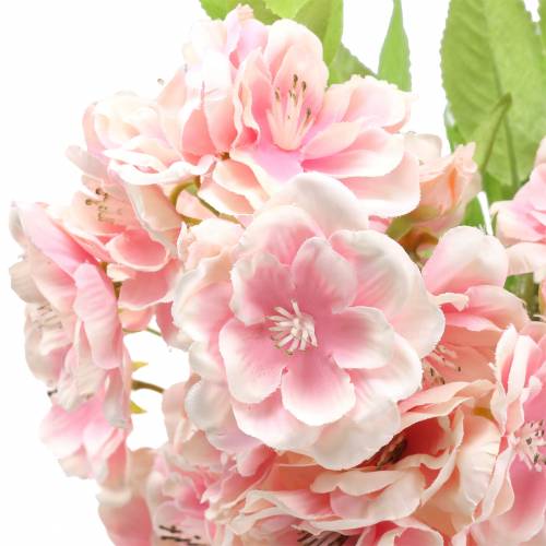 Floristik24 Kirschblütenzweig Rosa 44cm 3St